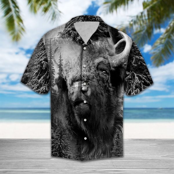 Wild Bison Hawaii Shirt Summer Shirt For Men and Women Jezsport.com