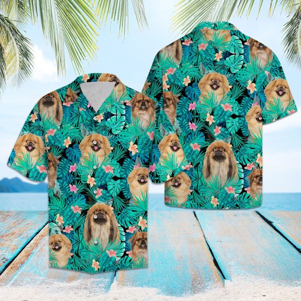 Pekingese Tropical Hawaii Shirt, Summer Shirt For Men and Women Jezsport.com