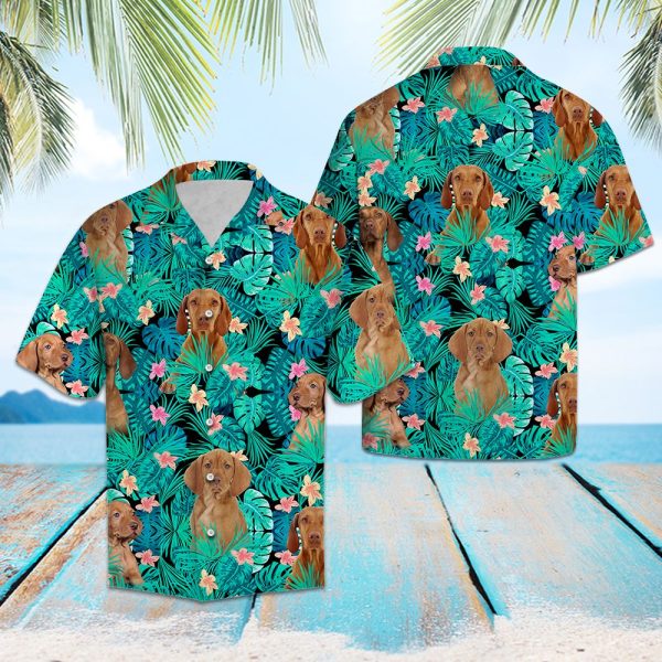 Vizsla Tropical Hawaii Shirt Summer Shirt For Men and Women Jezsport.com