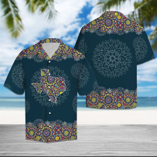 Texas Mandala Hawaii Shirt Summer Shirt For Men and Women Jezsport.com