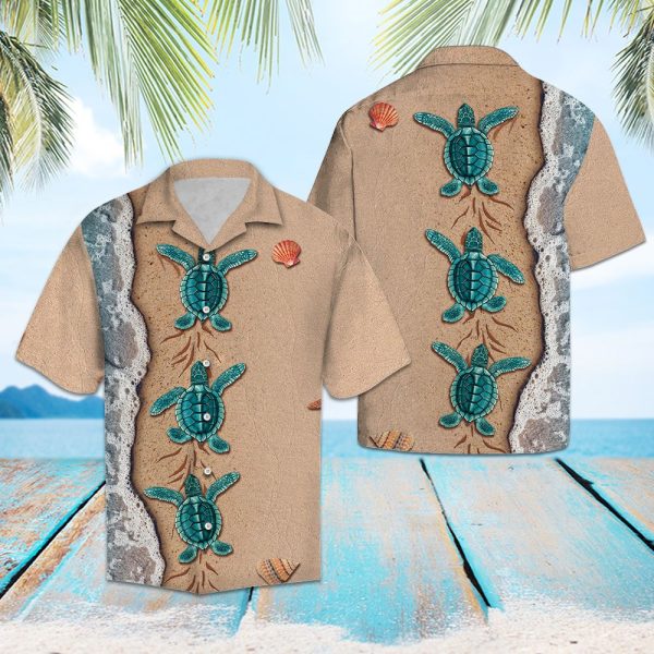 Turtle Beach Hawaii Shirt Summer Shirt For Men and Women Jezsport.com