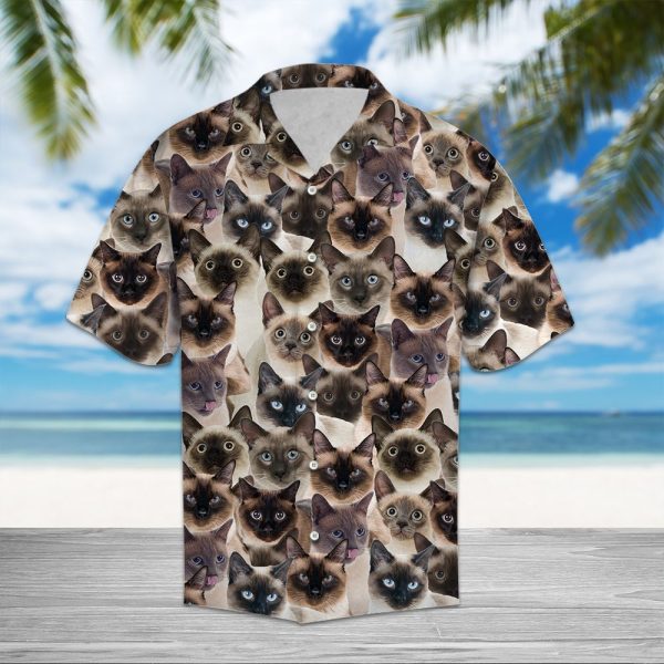 Siamese Awesome Hawaii Shirt Summer Shirt For Men and Women Jezsport.com