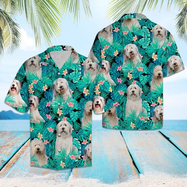 Old English Sheepdog Tropical Hawaii Shirt, Summer Shirt For Men and Women Jezsport.com