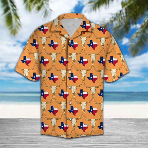 Texas Longhorn Hawaii Shirt Summer Shirt For Men and Women Jezsport.com