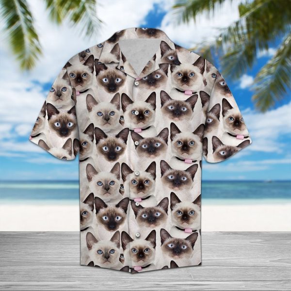 Thai Cat Awesome Hawaii Shirt Summer Shirt For Men and Women Jezsport.com