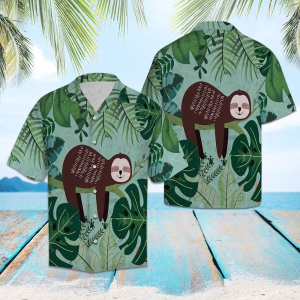 Sloth Jungle Hawaii Shirt Summer Shirt For Men and Women Jezsport.com