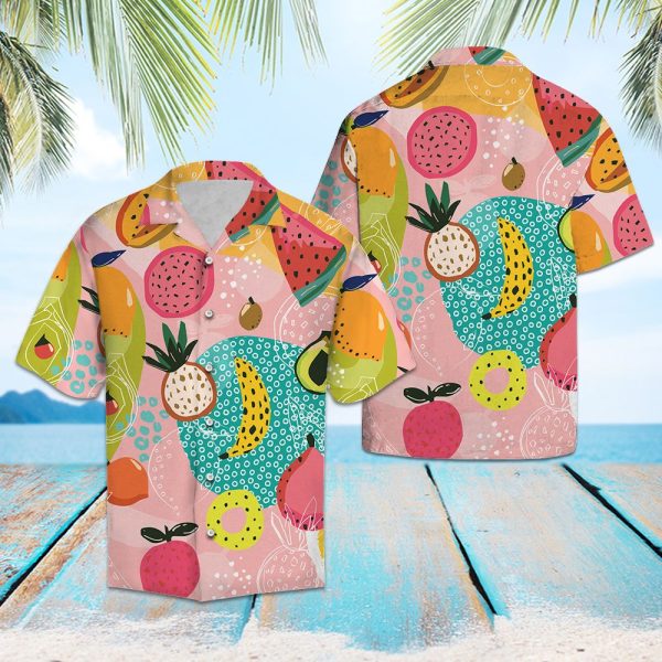 Tropical Fruit Hawaii Shirt Summer Shirt For Men and Women Jezsport.com