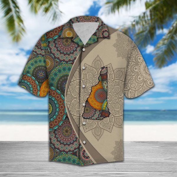 New Hampshire Mandala Hawaii Shirt Summer Shirt For Men and Women Jezsport.com