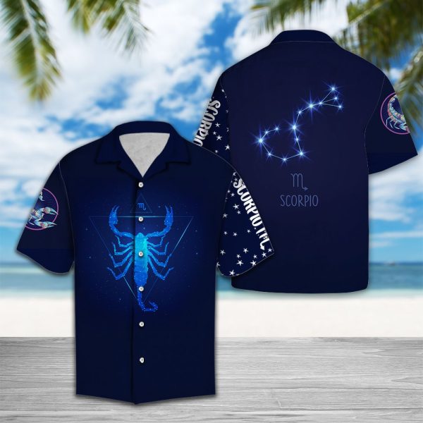 Scorpio Horoscope Hawaii Shirt Summer Shirt For Men and Women Jezsport.com