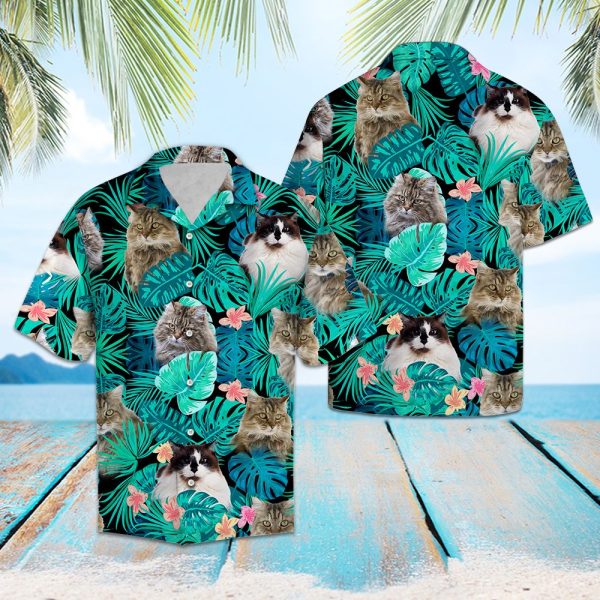 Ragamuffin Green Tropical Hawaii Shirt Summer Shirt For Men and Women Jezsport.com