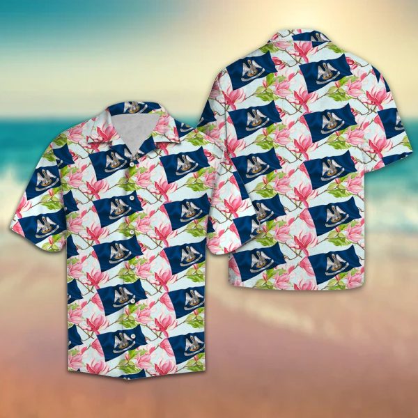 Louisiana Magnolia Hawaii Shirt, Summer Shirt For Men and Women Jezsport.com