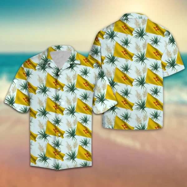 New Mexico Yucca Flower Hawaii Shirt Summer Shirt For Men and Women Jezsport.com