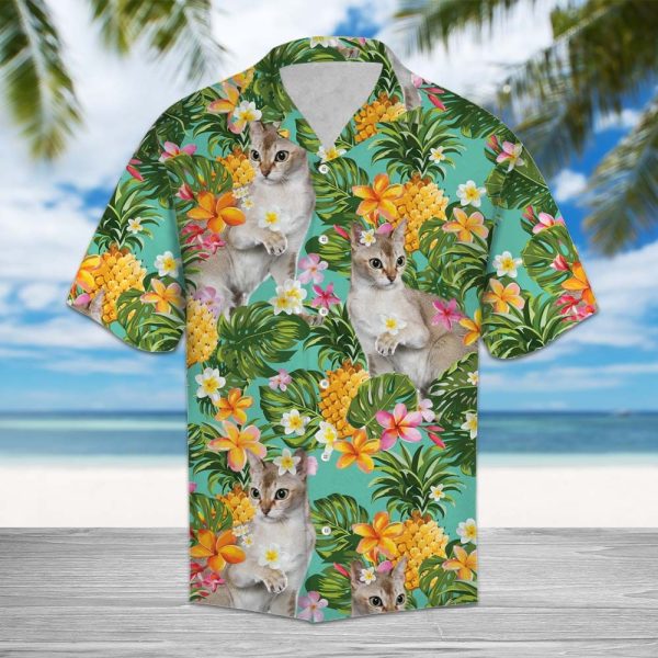 Tropical Pineapple Singapura Hawaii Shirt Summer Shirt For Men and Women Jezsport.com