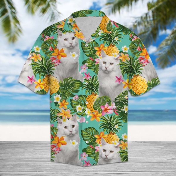 Tropical Pineapple Turkish Angora Hawaii Shirt Summer Shirt For Men and Women Jezsport.com