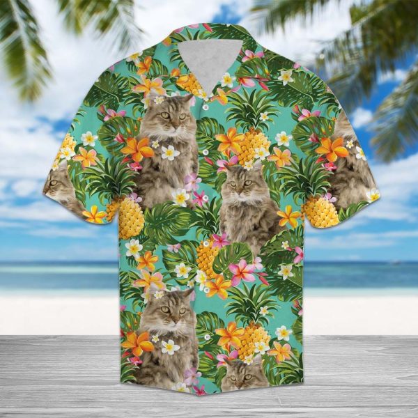 Tropical Pineapple Ragamuffin Hawaii Shirt Summer Shirt For Men and Women Jezsport.com