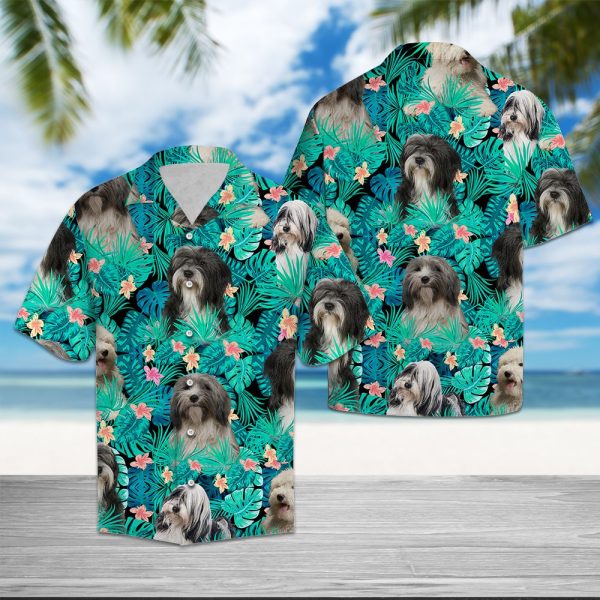 Tibetan Terrier Tropical Hawaii Shirt Summer Shirt For Men and Women Jezsport.com