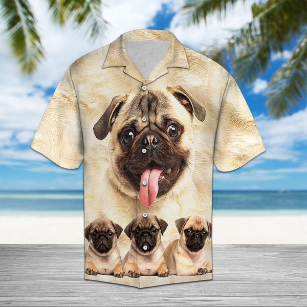 Pug Great Hawaii Shirt Summer Shirt For Men and Women Jezsport.com