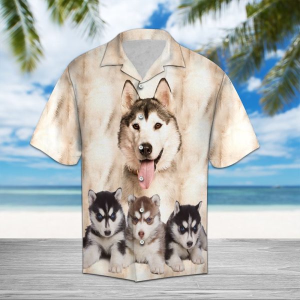 Siberian Husky Great Hawaii Shirt Summer Shirt For Men and Women Jezsport.com