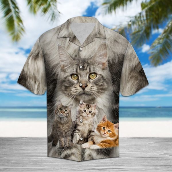 Maine Coon Great Hawaii Shirt, Summer Shirt For Men and Women Jezsport.com