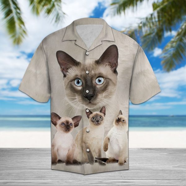 Siamese Great Hawaii Shirt Summer Shirt For Men and Women Jezsport.com