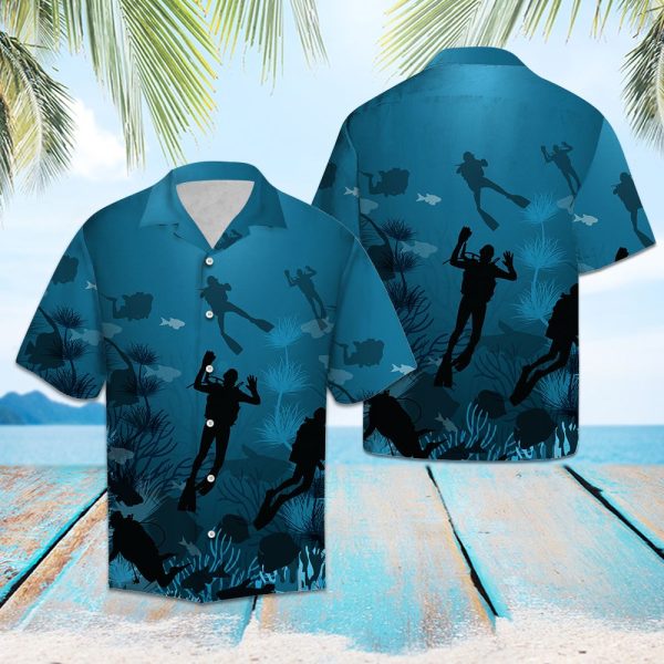 Scuba Diving Hawaii Shirt Summer Shirt For Men and Women Jezsport.com