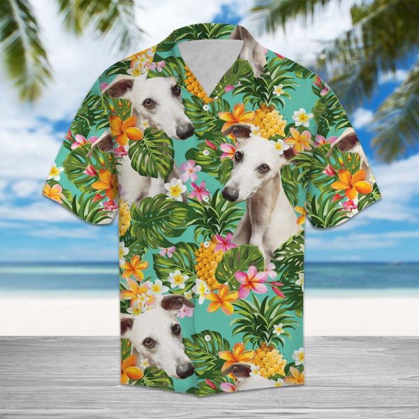 Tropical Pineapple Whippet Hawaii Shirt Summer Shirt For Men and Women Jezsport.com