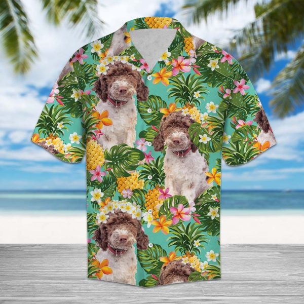 Tropical Pineapple Lagotto Romagnolo Hawaii Shirt Summer Shirt For Men and Women Jezsport.com