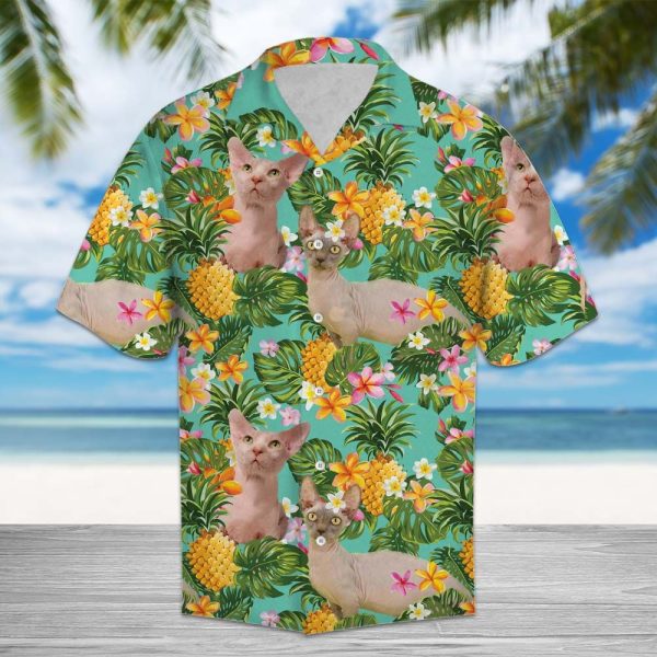 Tropical Pineapple Bambino Hawaii Shirt Summer Shirt For Men and Women Jezsport.com