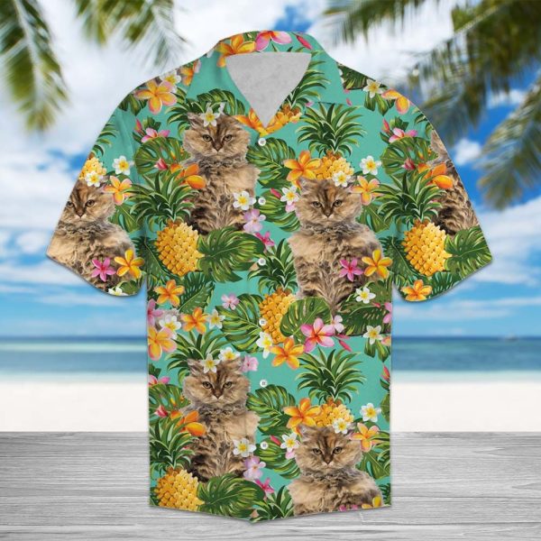 Tropical Pineapple Selkirk Rex Hawaii Shirt Summer Shirt For Men and Women Jezsport.com