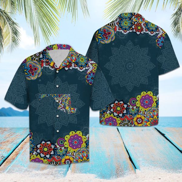 Maryland Mandala Hawaii Shirt, Summer Shirt For Men and Women Jezsport.com