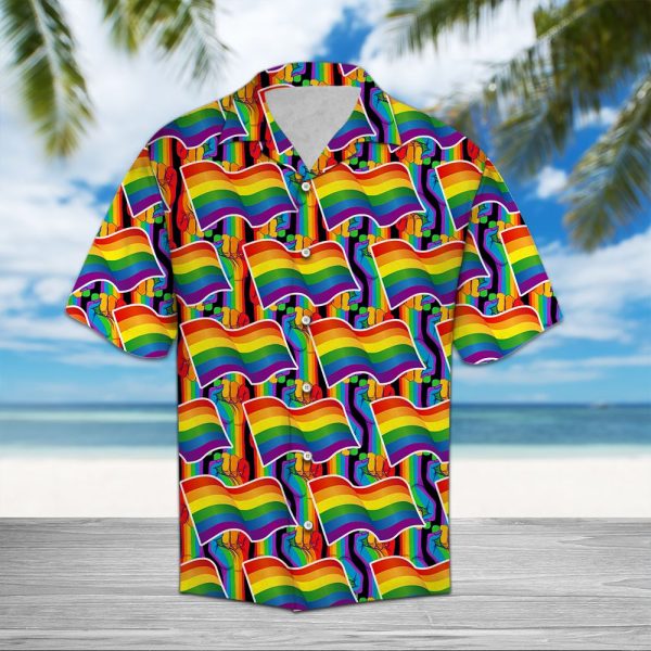 Pride LGBT Hawaii Shirt Summer Shirt For Men and Women Jezsport.com