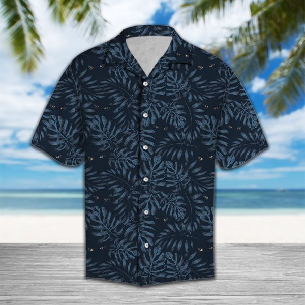 Eyes of Black cat Hawaii Shirt Summer Shirt For Men and Women Jezsport.com