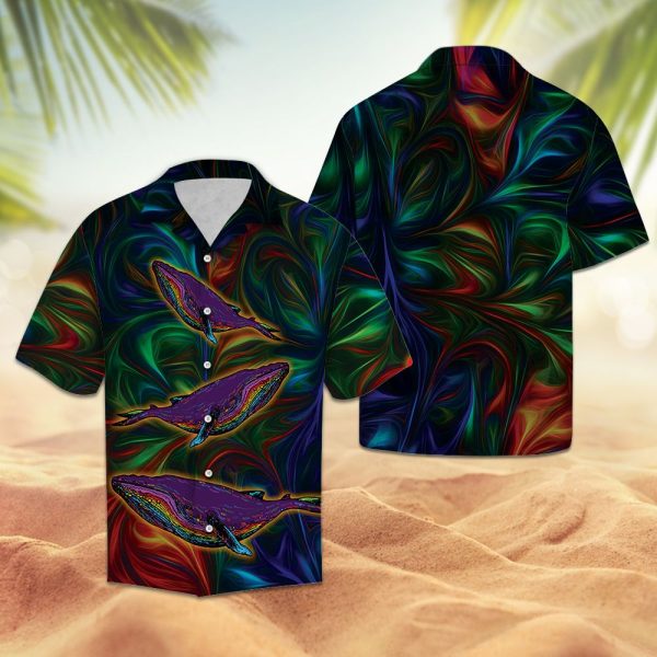 Awesome Whale Hawaii Shirt Summer Shirt For Men and Women Jezsport.com