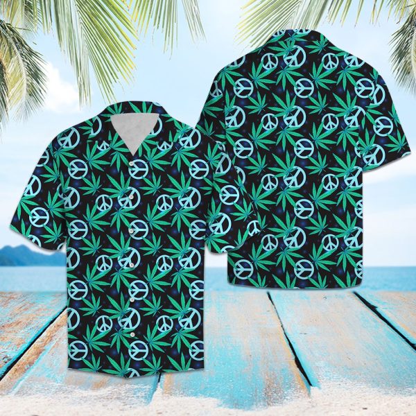 Hippie Leaves Hawaii Shirt Summer Shirt For Men and Women Jezsport.com