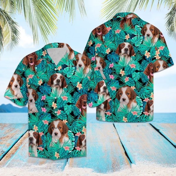 Irish Red and White Setter Tropical Hawaii Shirt Summer Shirt For Men and Women Jezsport.com