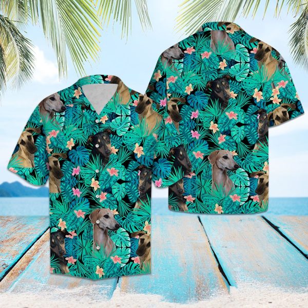 Sloughi Tropical Hawaii Shirt Summer Shirt For Men and Women Jezsport.com