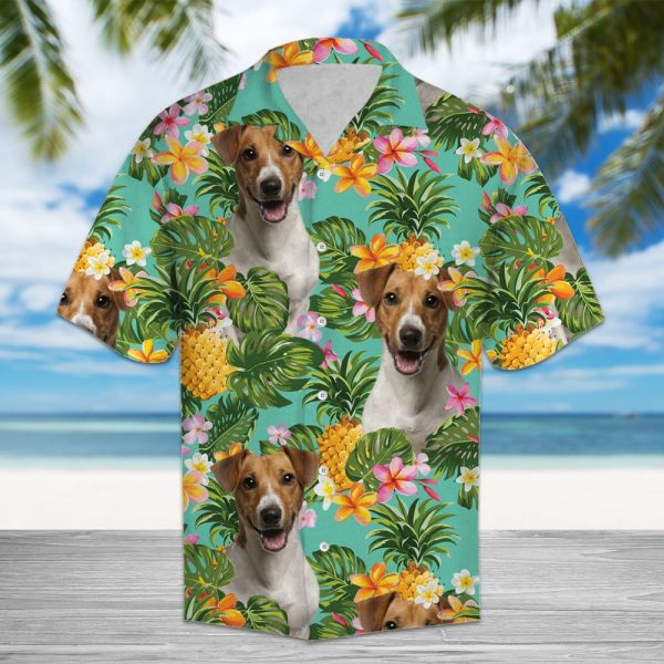 Tropical Pineapple Jack Russell Terrier Hawaii Shirt Summer Shirt For Men and Women Jezsport.com