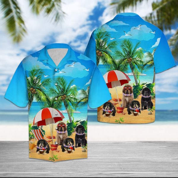 Tibetan Mastiff Beach Summer Hawaii Shirt Summer Shirt For Men and Women Jezsport.com