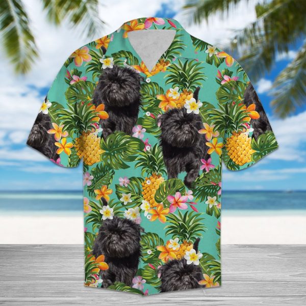 Tropical Pineapple Affenpinscher Hawaii Shirt Summer Shirt For Men and Women Jezsport.com