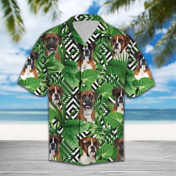 Summer Exotic Jungle Tropical Boxer Hawaii Shirt Summer Shirt For Men and Women Jezsport.com