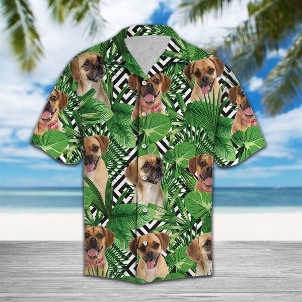 Summer Exotic Jungle Tropical Puggle Hawaii Shirt Summer Shirt For Men and Women Jezsport.com