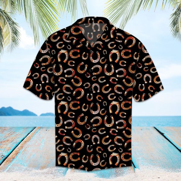 Abstract Horseshoe Hawaii Shirt Summer Shirt For Men and Women Jezsport.com