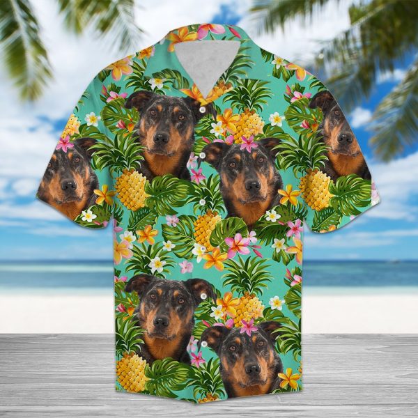 Tropical Pineapple Beauceron Hawaii Shirt, Summer Shirt For Men and Women Jezsport.com