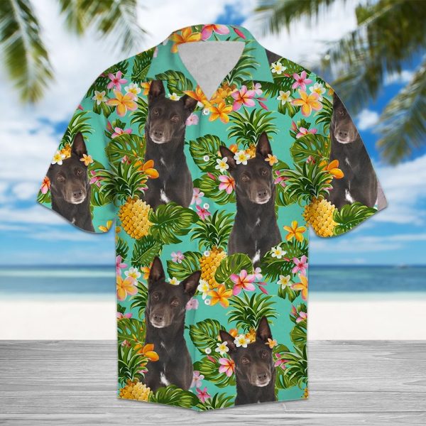 Tropical Pineapple Australian Kelpie Hawaii Shirt, Summer Shirt For Men and Women Jezsport.com