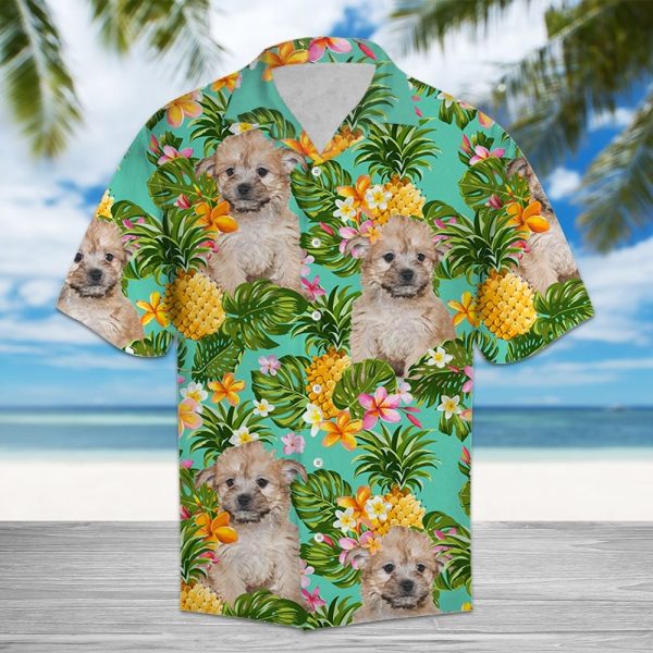 Tropical Pineapple Yorkie poo Hawaii Shirt, Summer Shirt For Men and Women Jezsport.com