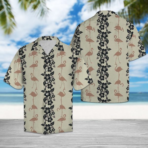 Flamingo Pattern Hawaii Shirt, Summer Shirt For Men and Women Jezsport.com