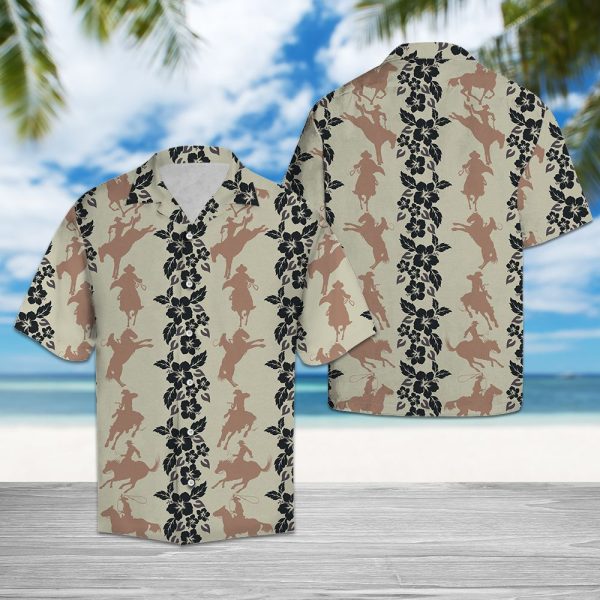 Rodeo Pattern Hawaii Shirt, Summer Shirt For Men and Women Jezsport.com