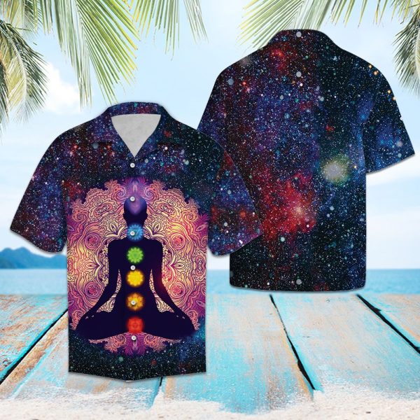 Chakra Mandala Yoga Hawaii Shirt, Summer Shirt For Men and Women Jezsport.com