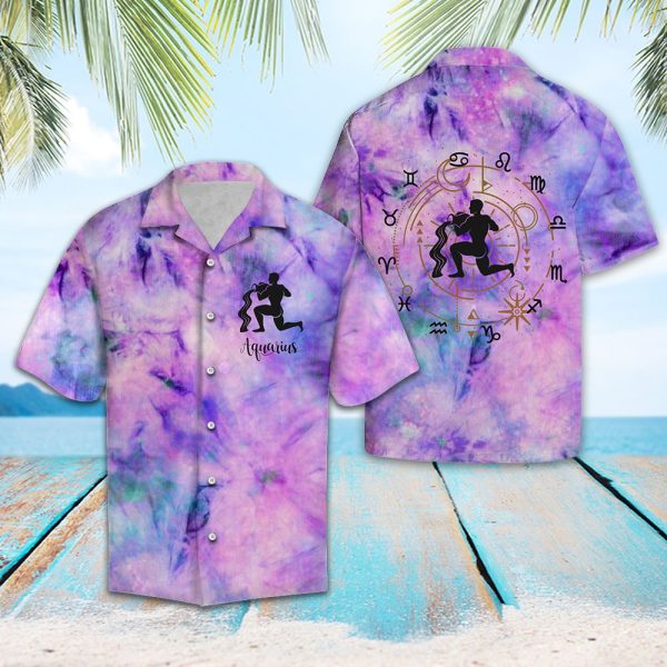 Aquarius Lover Hawaii Shirt, Summer Shirt For Men and Women Jezsport.com