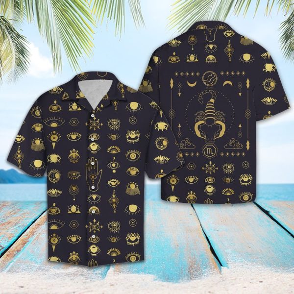 Black Scorpio Hawaii Shirt, Summer Shirt For Men and Women Jezsport.com